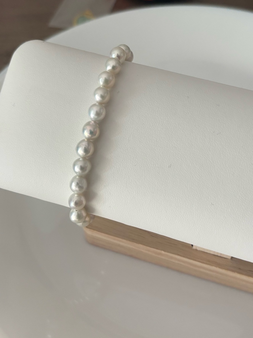 Genuine pearl bracelet